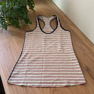 Lululemon Seawheeze Striped Racerback Tank Top
